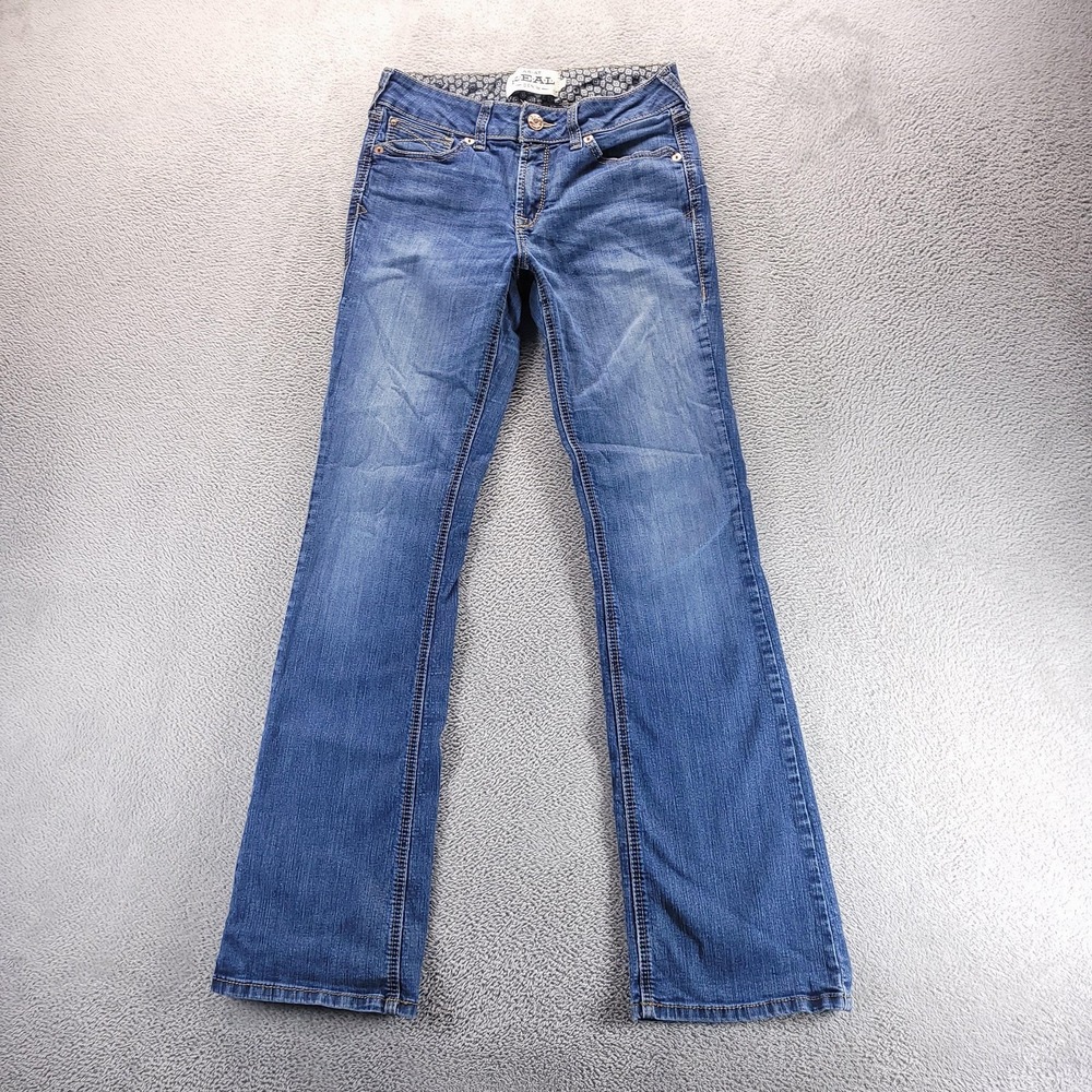 Ariat Jeans Womens 29 Blue Real Perfect Rise Rosa Bootcut Embroidered Stretch